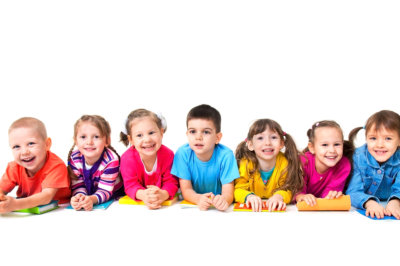 group of children smiling